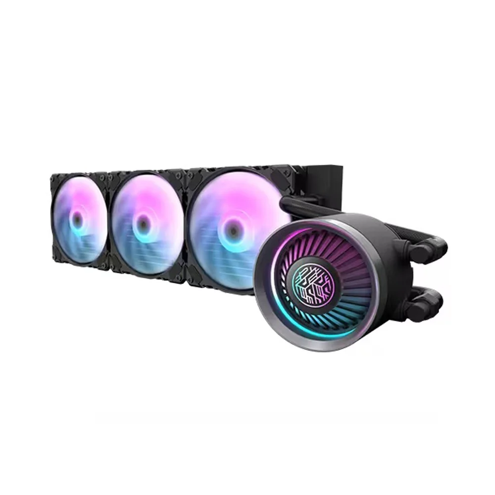 ☆ Темная вспышка охладитель воды Туманность DN-360 ARGB (черный)