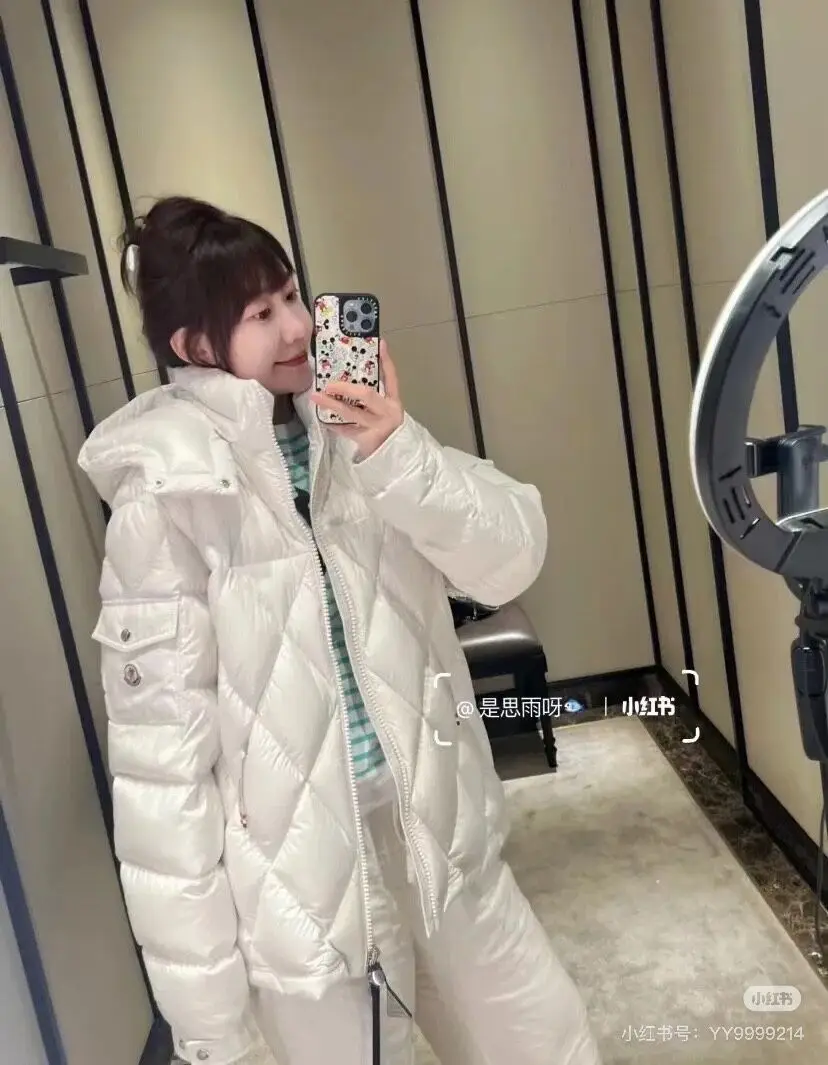 Женская ткань мягкая удобная зима новая куртка.