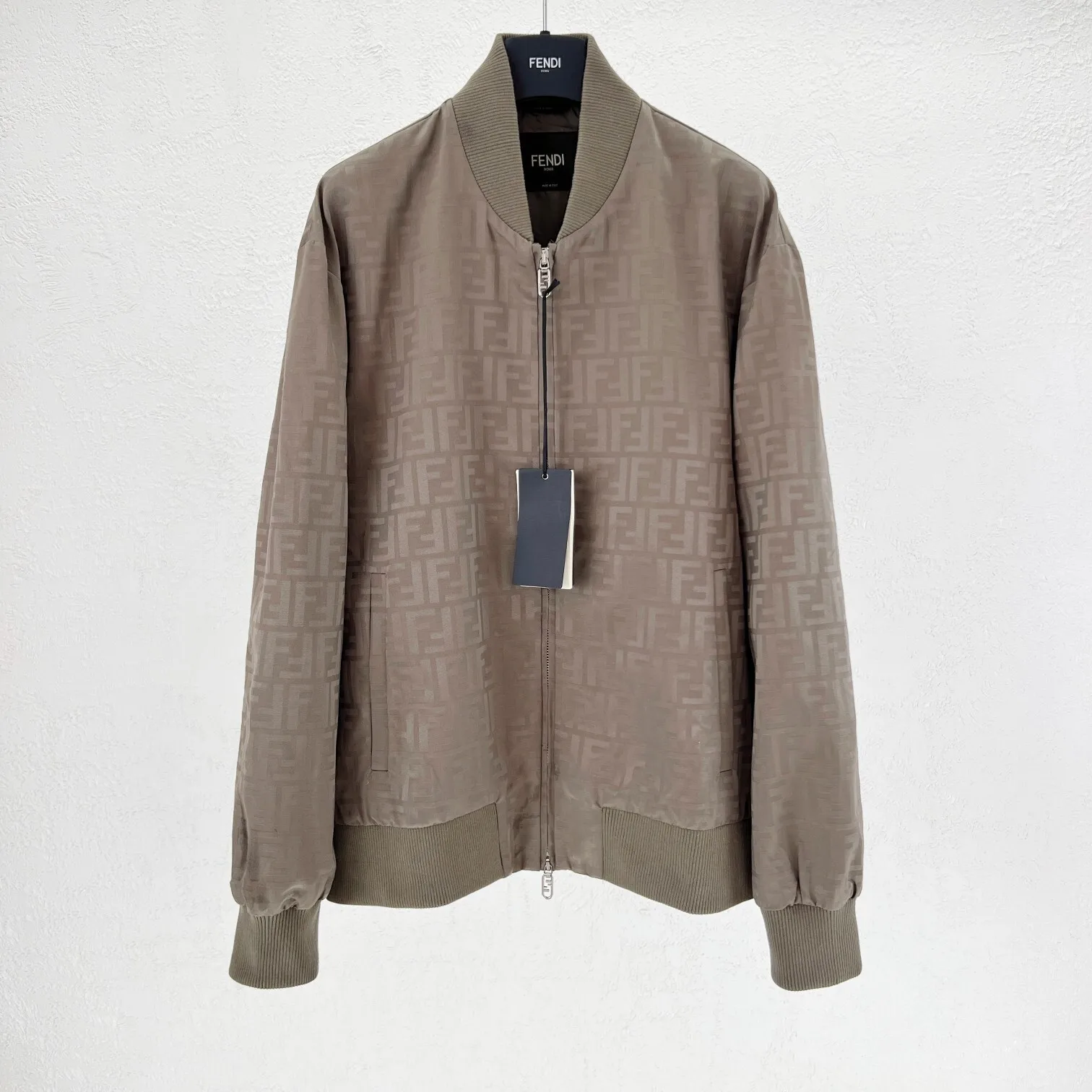 модный мужской повседневный жаккардовый пиджак в стиле фенди