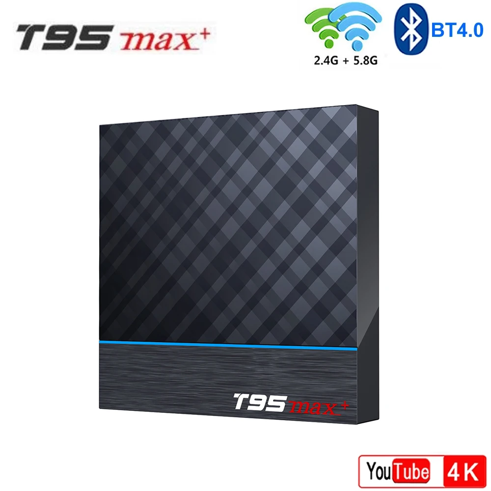 

Приставка Смарт-ТВ T95 MAX +, Android 9,0, Amlogic S905X3, T95 MAX Plus