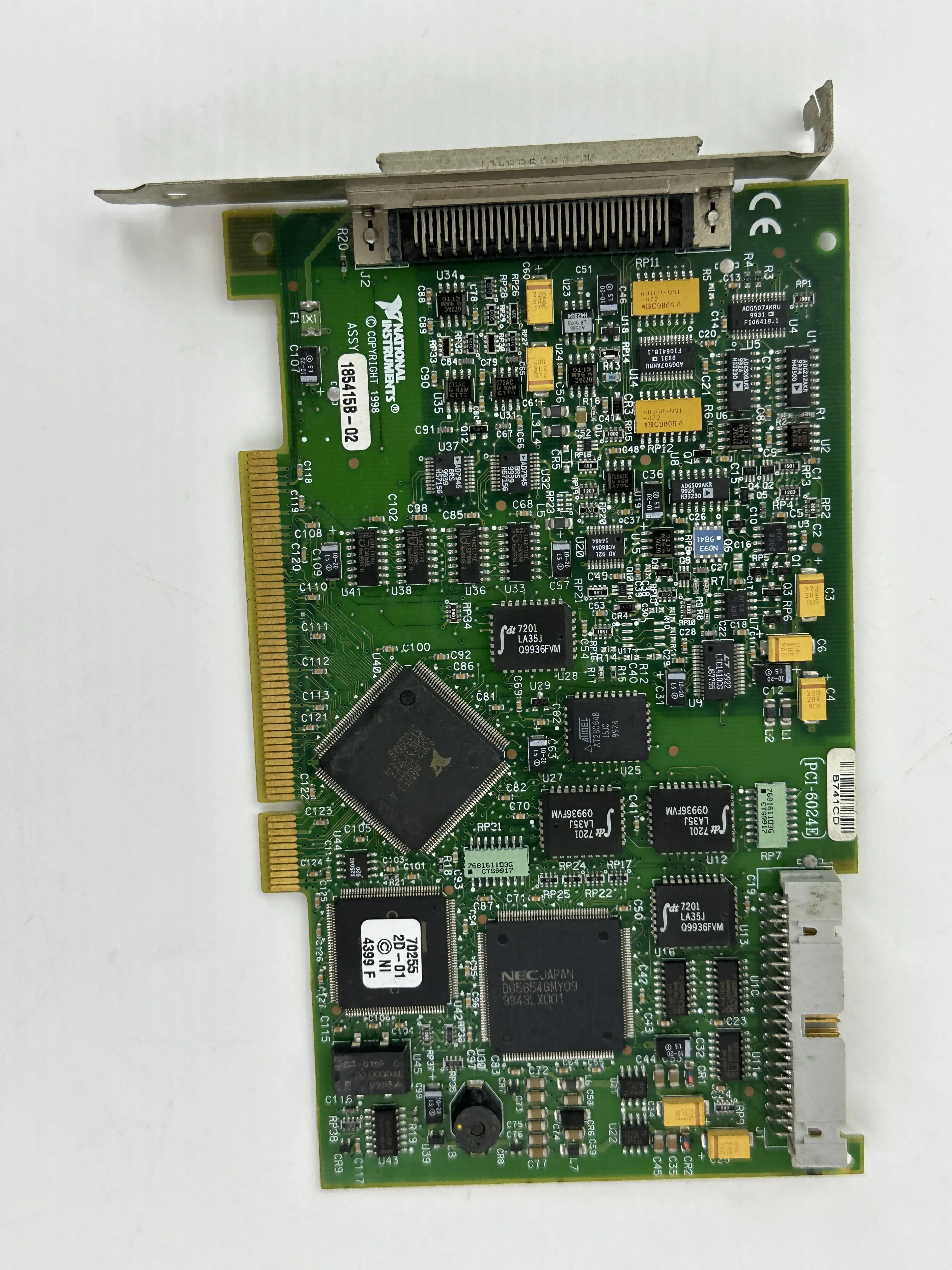 Фото Многофункциональная аналоговая вводная плата National Instruments NI PCI-6024E NI DAQ Card №3