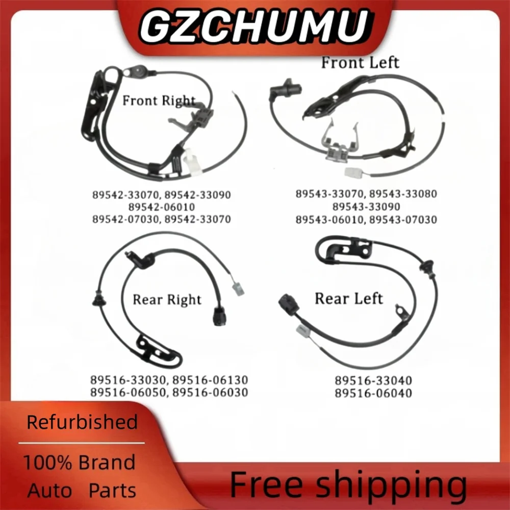 Фото Датчик скорости колеса ABS 89542-33090 89543-33070 89516-06040 для Toyota Camry, Lexus ES300, ES330, ES350 89516-33030 89516-06030 №1
