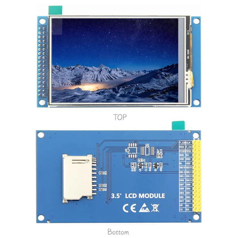 3 5-дюймовый модуль TFT ЖК-дисплея 480X320 ILI9486 16-битный параллельный резистивный