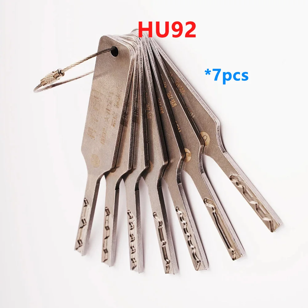 7pcs/lot GOSO HU92 pick strong power open key locksmith tools for BMW