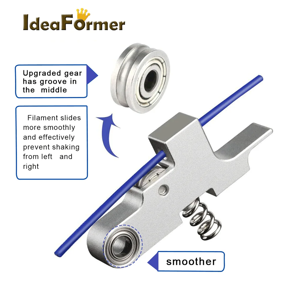 Экструдер титановый Модернизированный 1 75 мм 66 зубьев