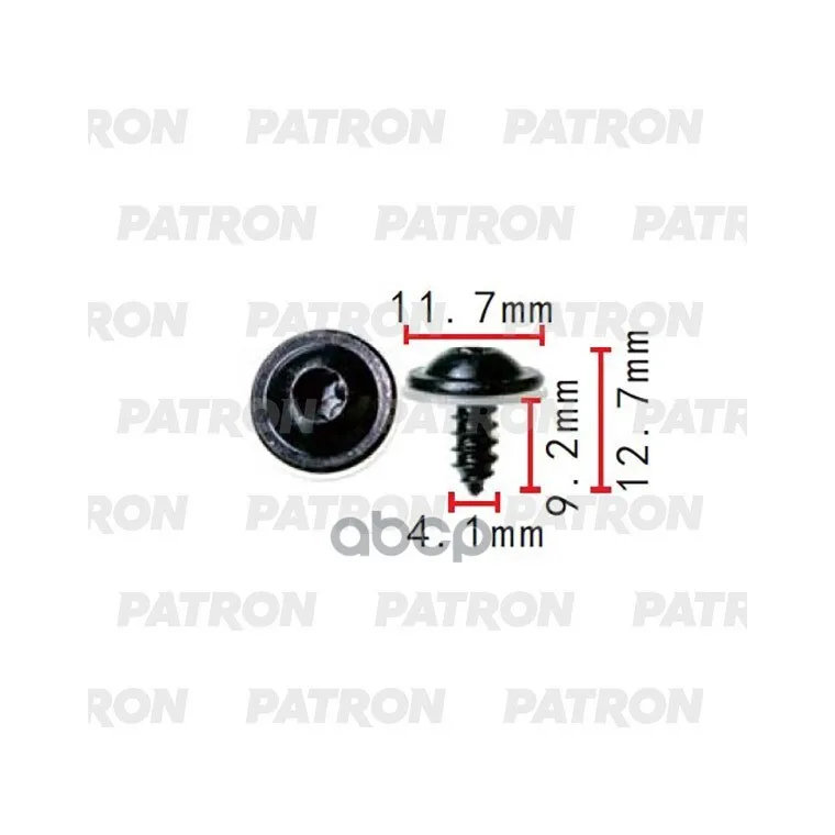 Саморез 4.1Х12.7mm Vw Audi Seat Skoda PATRON арт. P37-2322 10 шт.