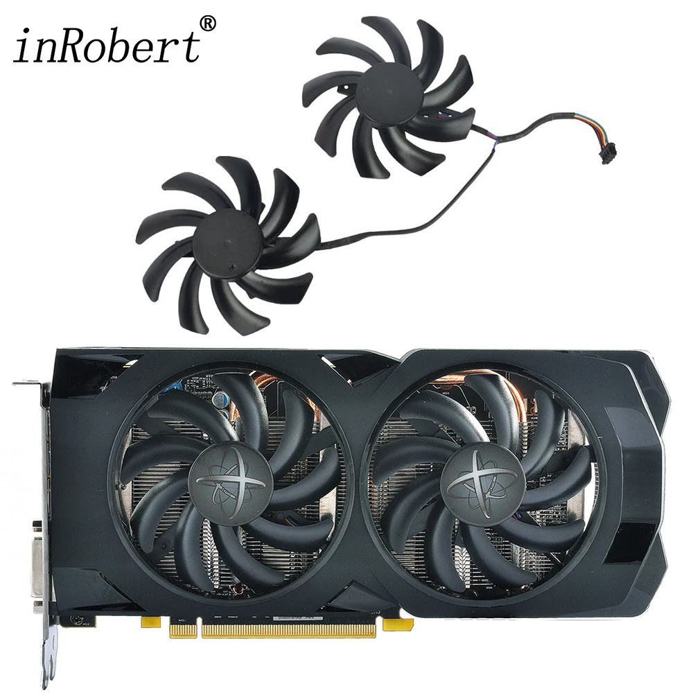 

Охлаждающий вентилятор для видеокарты XFX RX470D Black Wolf RX 570 4 ГБ GDDR5 RS XXX Editio 85 мм CF9010H12S RX570