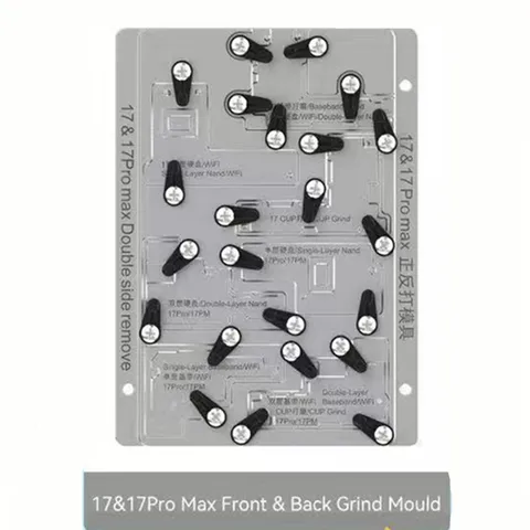 JCID EM02 шлифовальная форма для чипа IP6-17 Pro Max, чип материнской платы/сенсорная микросхема/слот для карт/инструмент для удаления колец задней камеры