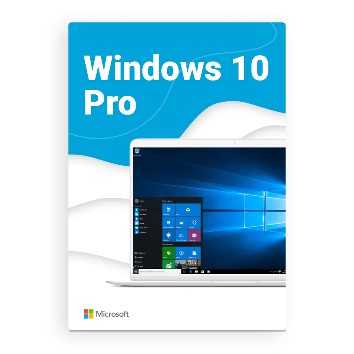 Microsoft Windows 10 Pro Key 32-64-bit ключ онлайн активации виндовс, бессрочная лицензия - быстрая доставка 2022