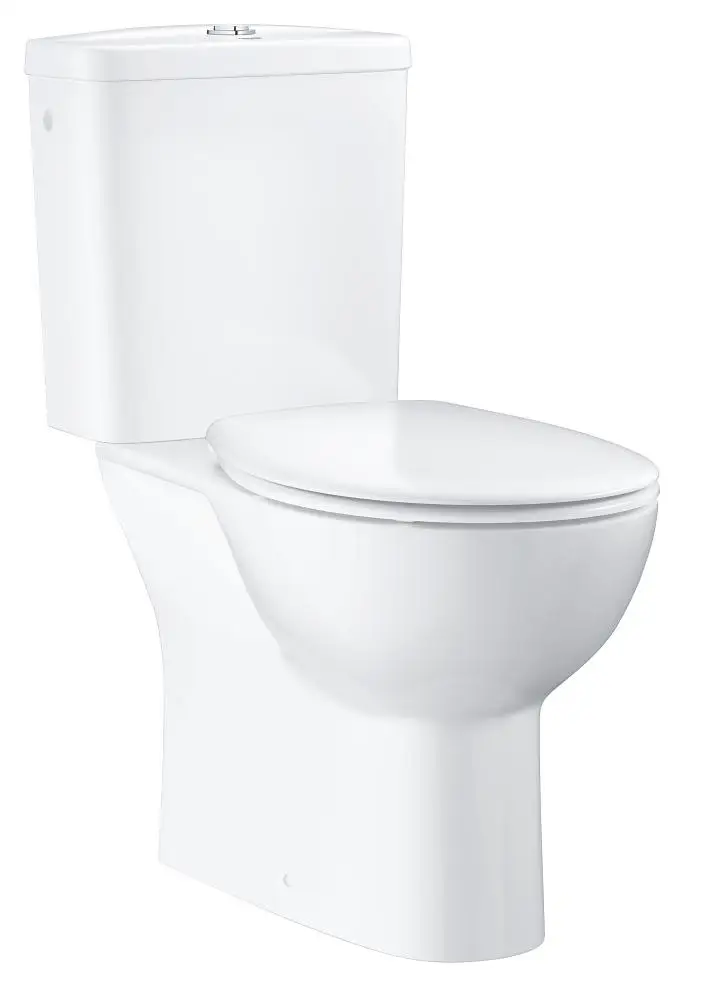 Унитаз напольный безободковый Grohe Bau Ceramic вертикальный выпуск 39346 000 (39346000) |