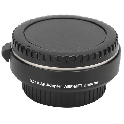 Адаптер для крепления объектива YKEASU AEF‑MFT Booster с уменьшенным фокусным расстоянием 0.71X для объектива Canon EF к объективу M43