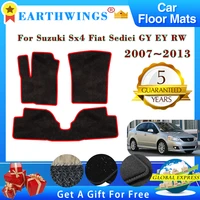 for suzuki sx4 fiat sedici gy ey 20072013 car floor mats rugs panel footpads carpets cape cover foot pads stickers accessories