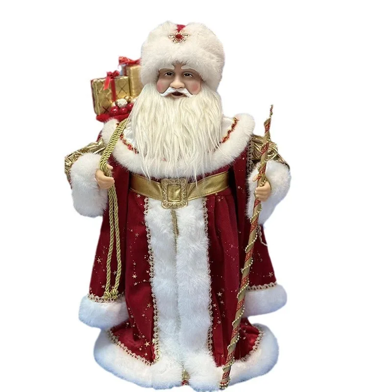 Новая кукла Деда Мороза из ткани DIY