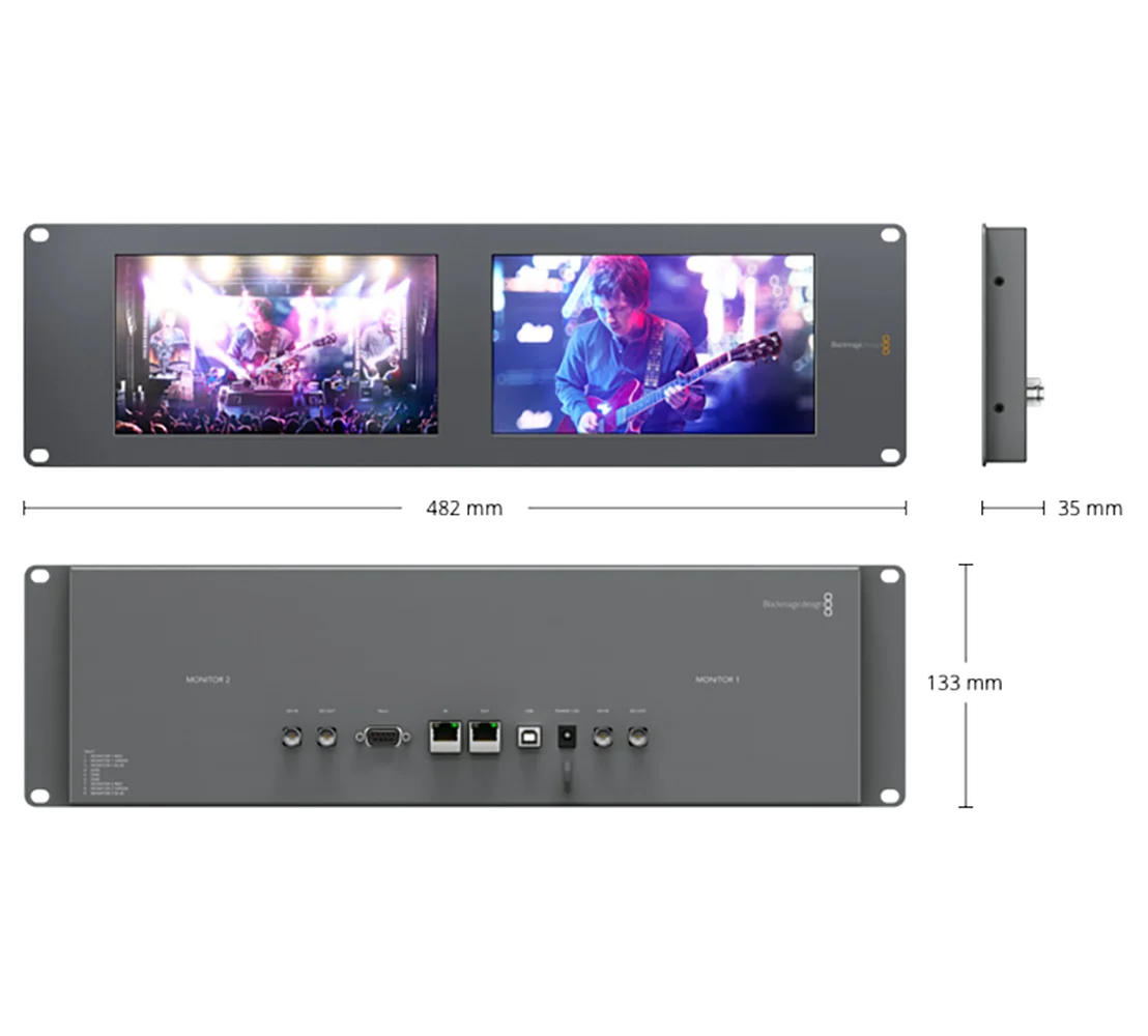 Blackmagic monitor. Blackmagic duo 2. blackmagic audio monitor 12g. корпус для blackmagic duo2.