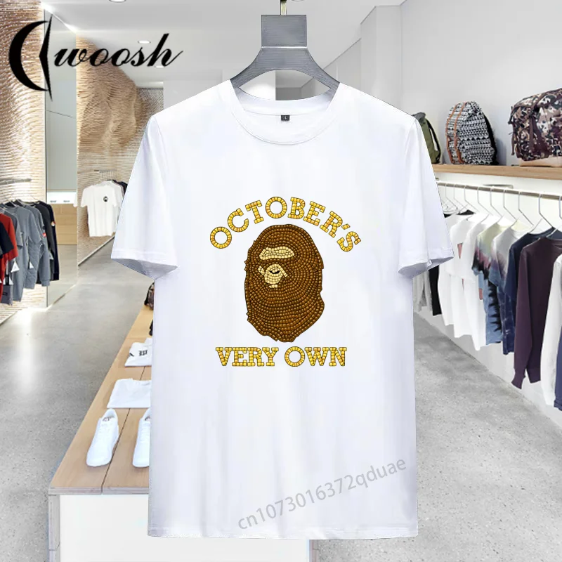 

Japan Luxury Brand Clothing Harajuku Summer Mens Womens T-Shirts Tops Short Sleeve Blouse Free Shipping Monkey Graphic Tees Tops