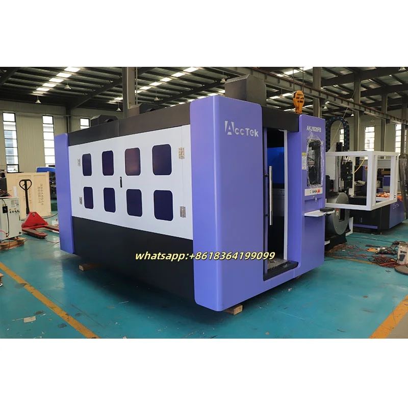 Волоконный резак станок для лазерной резки стали с ЧПУ полностью закрытые