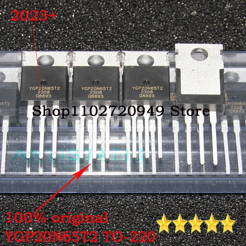 2023 + 10 50 100 PCS 100% Новая Оригинальная Трубка 20N65T2 YGP20N65T2 TO - 220 650V 20A IGBT