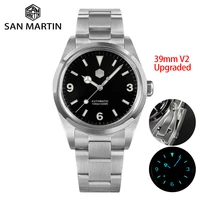 san martin new 39mm explore climbing series yn55 men luxury watch fashion sport automatic mechanical sapphire 10bar bgw9 lume