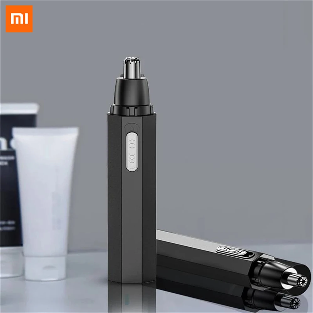 

Electric Nose Hair Trimmer Nose Ear Trimmer Safe Face Care Recharge Nose Hair Trimmer for Men Hair Removal Razor Beard Xiaomi