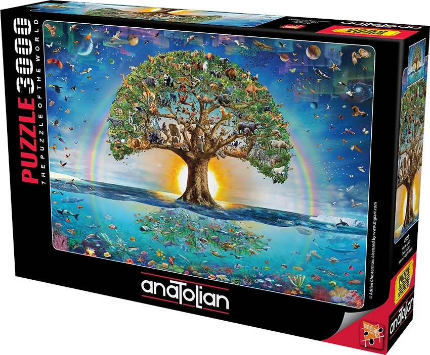 

Anatolian Jigsaw Puzzle 3000 Piece Life Tree High Quality Puzzle Table Decoration Educational Adult Child Gift Game 120x85 cm