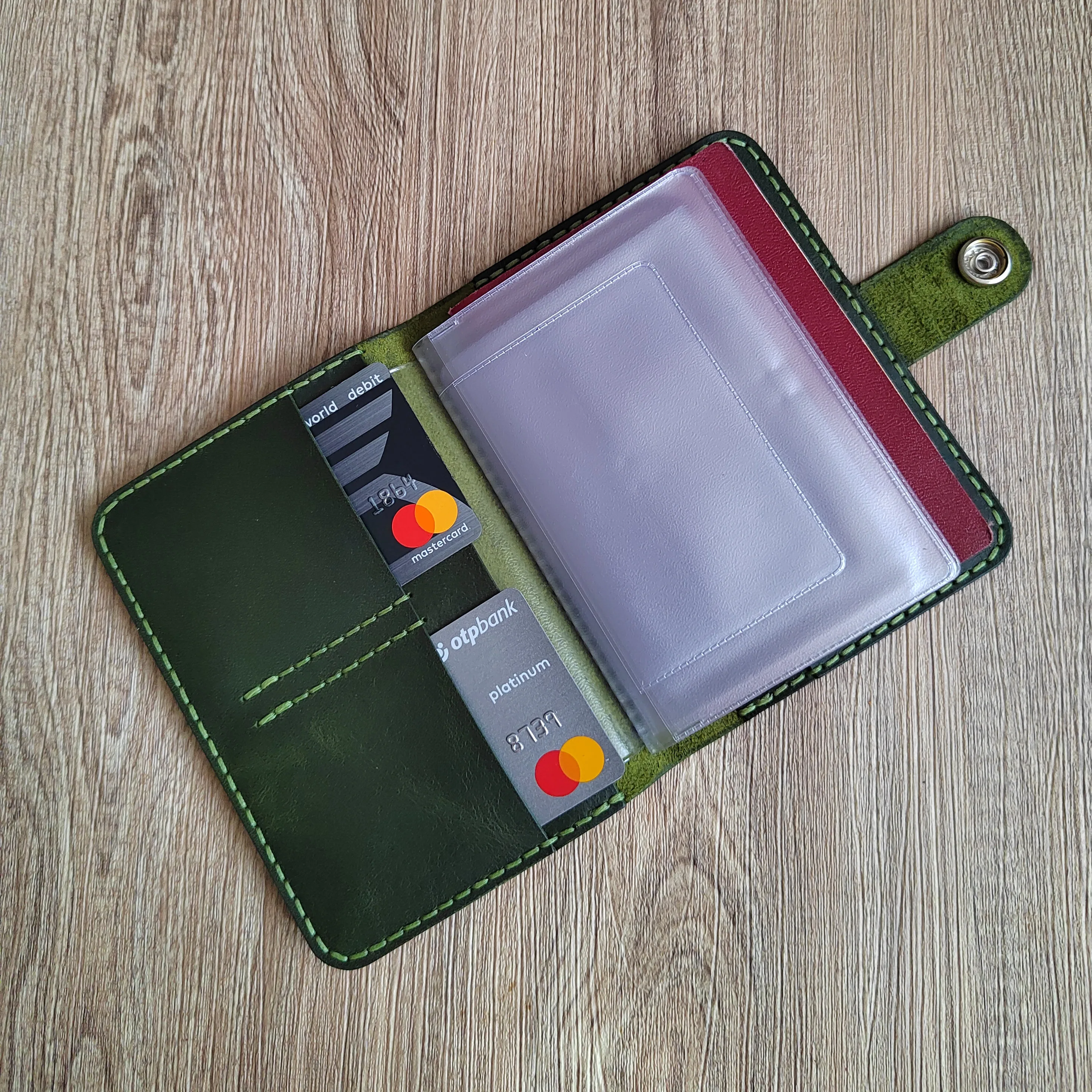 Обложка для автодокументов из натуральной кожи