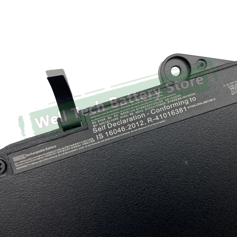 3 ячеек SN03XL Аккумулятор для ноутбука HP EliteBook 820 725 G3 G4