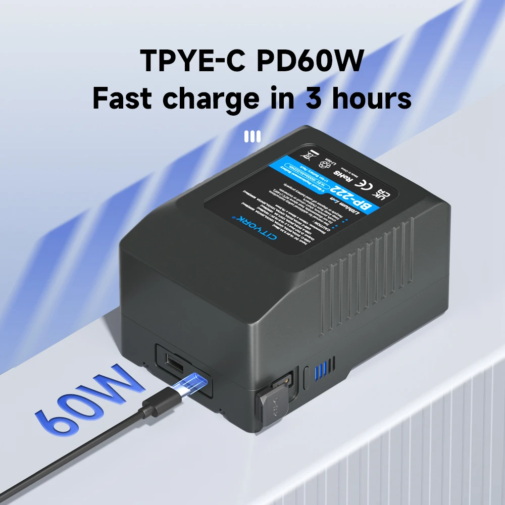 Батарея с V-образным креплением BP-222 V Lock Endurance для видеокамеры Sony BP Broadcast