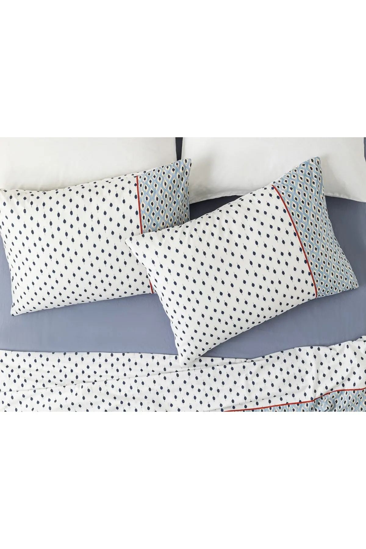 

Coastal Bliss Cotton 2-Pack Pillowcase 50x70 Cm Blue Pattern: Coastal Bliss Collection/Theme: Coastal Dream 100% Cotton