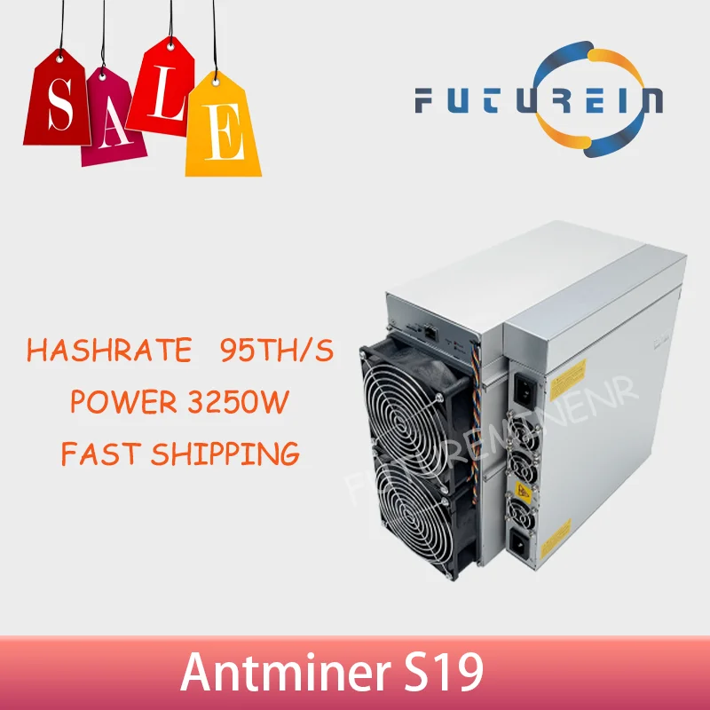 

Bitmain Antminer S19 95T ASIC Bitcoin Miner Mining Machine Bitcoin