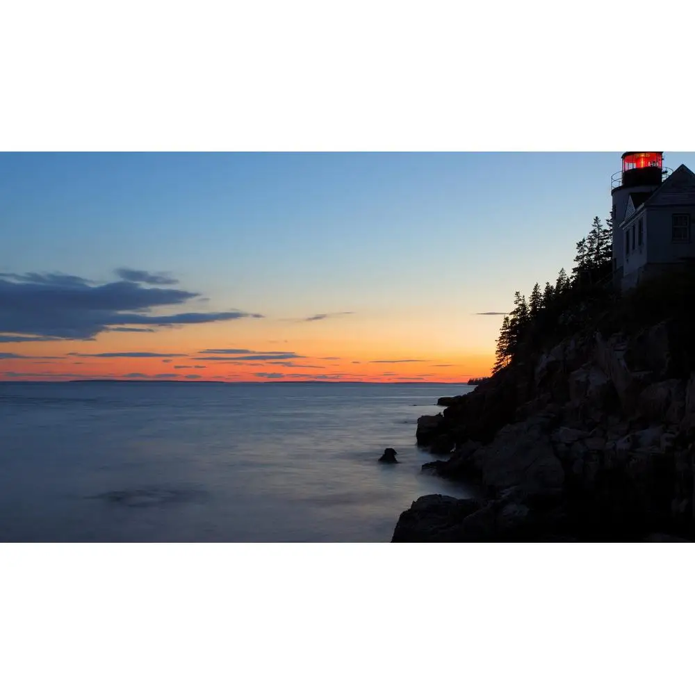 LinxOne картина &quotМаяк Басс Харбор Хед&quot на холсте / декор для дома интерьер подарок