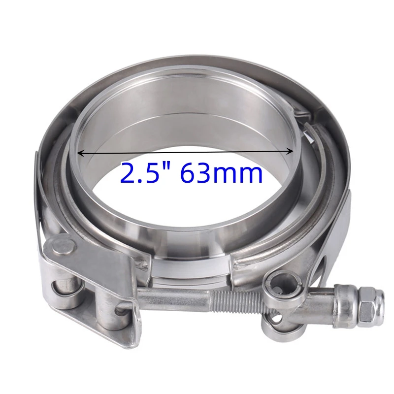 

Нержавеющая сталь 304 2 дюйма 2,25 дюйма 2,5 3 дюйма 51 63 76 мм V-образный хомут Турбо выхлопная труба V-образный хомут Мужской женский фланец V-образный хомут Наборы