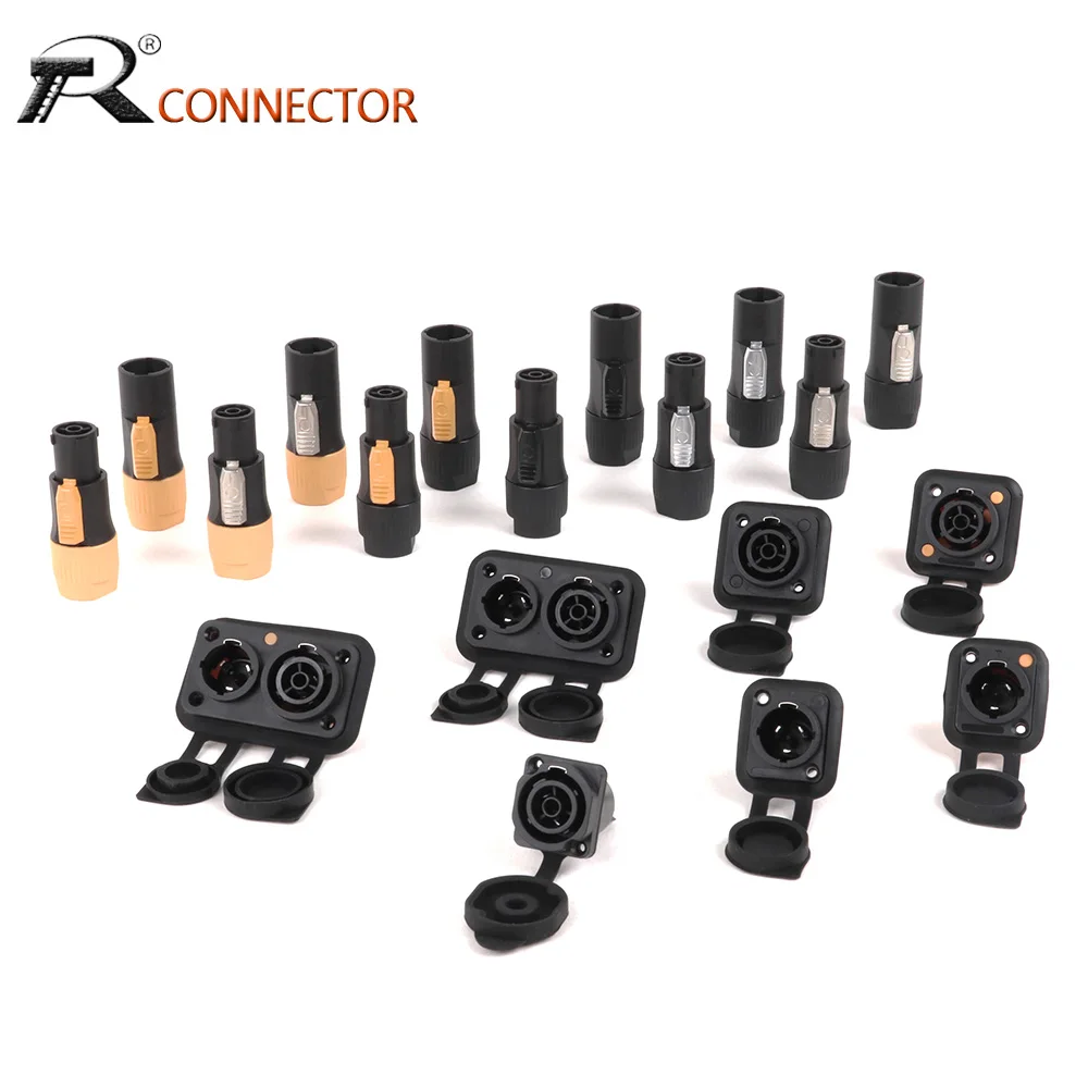 1шт Водонепроницаемый 3-контактный разъем True Locking Connector Powercon Power Штекер Розетка на