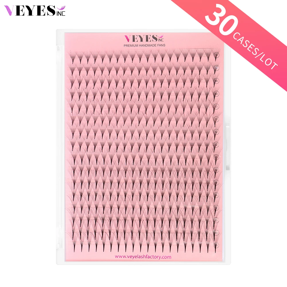 

Veyes Inc 30 Cases/Lot Premade Fans Lashes Eyelash Extensions Veyelash 320 Fans Slim Thin Pointy Base Russian Volume Fans Lash