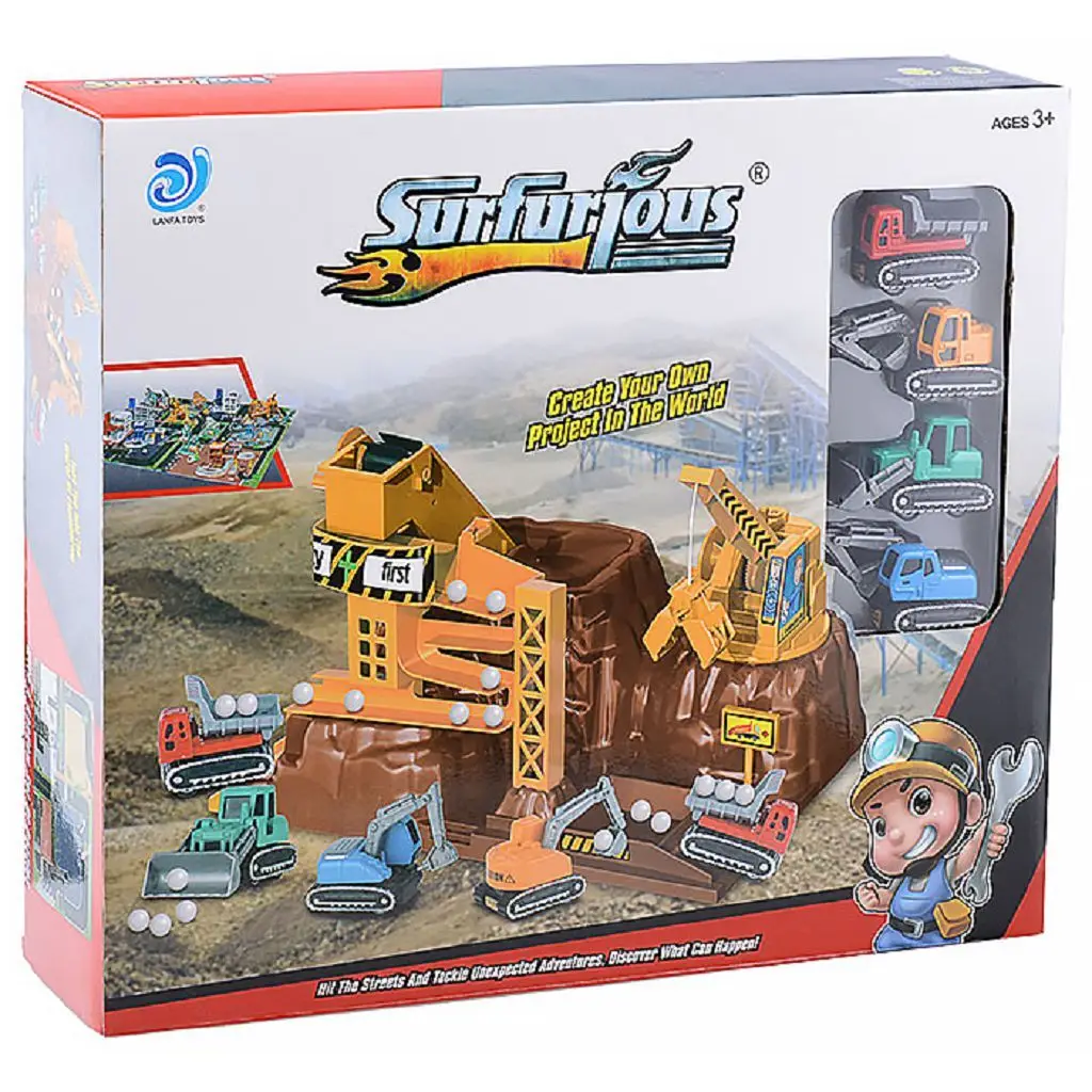 Игровой набор Парковка, Стройка. Размеры строительной площадки: 23х16х16см, в коробке (9977 65A) Игровой набор Парковка, Стройка. Размеры строительной площадки: 23х16х16см, в коробке (9977 65A)