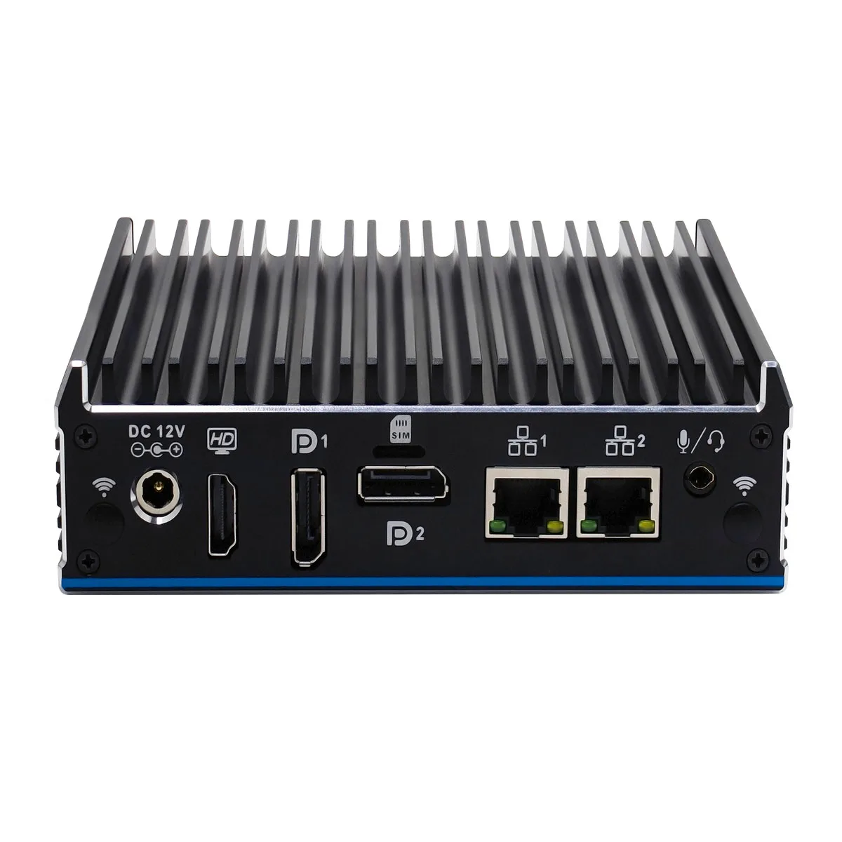 Мини-ПК Partaker без вентилятора небольшой настольный компьютер NUC Intel Celeron J4125