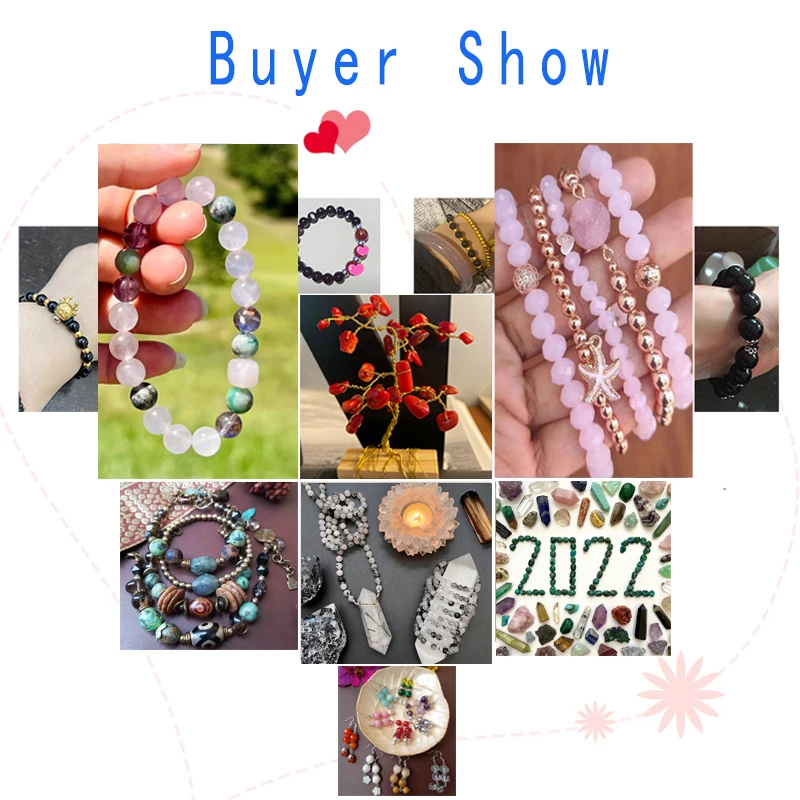 Бусины из натурального камня sonow потрескавшийся кристалл круглые бусины