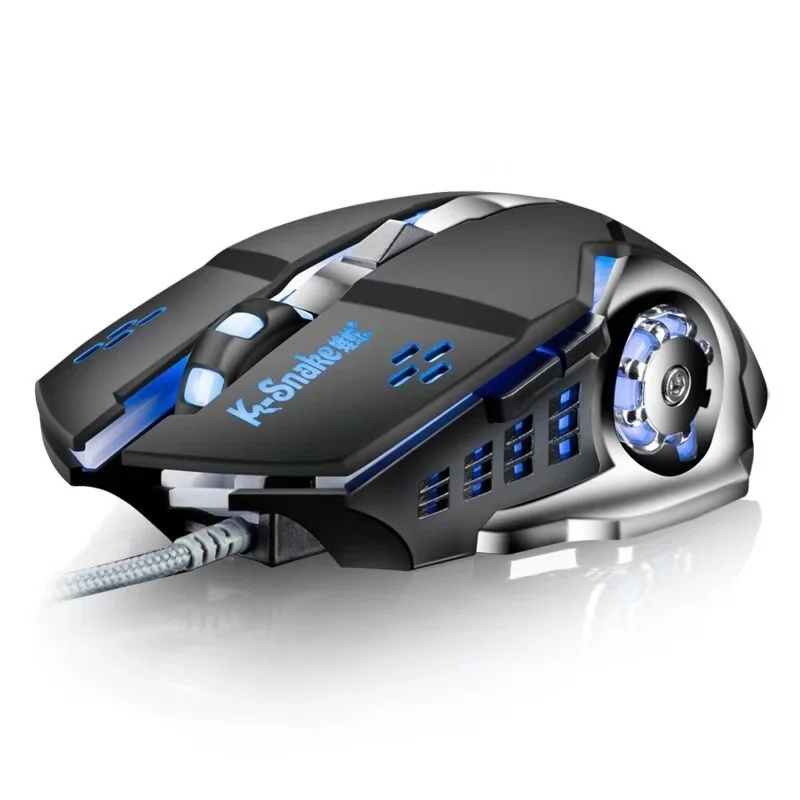 

Hot Selling Viper Competition Q5 USB Wired 4 Grades DPI 1200/1600/2400/3200 6 Buttons Online Games Competitive Mouse