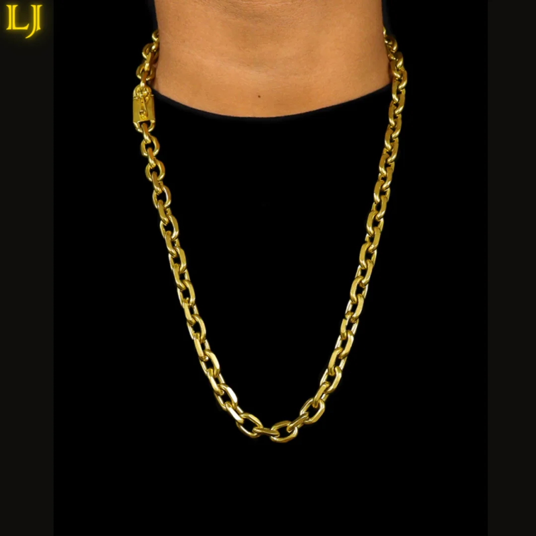 

Ancient Coin Chain Quina Padlock Choose the Thickness! Thick and thin chains of Old Currency Eternal Guarantee in Color!