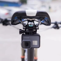 mtb saddle gopro mount mountain bike road cycling sport camera stabilizer holder for seat yi virb hero clip bicycle parts cheap