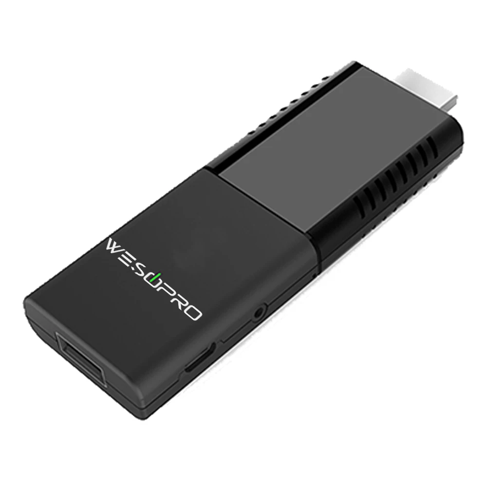WESOPRO Linux OS TV Stick 4K Стандартный смарт-ключ для телевизора с 2 4 ГГц 5 0 двухдиапазонный