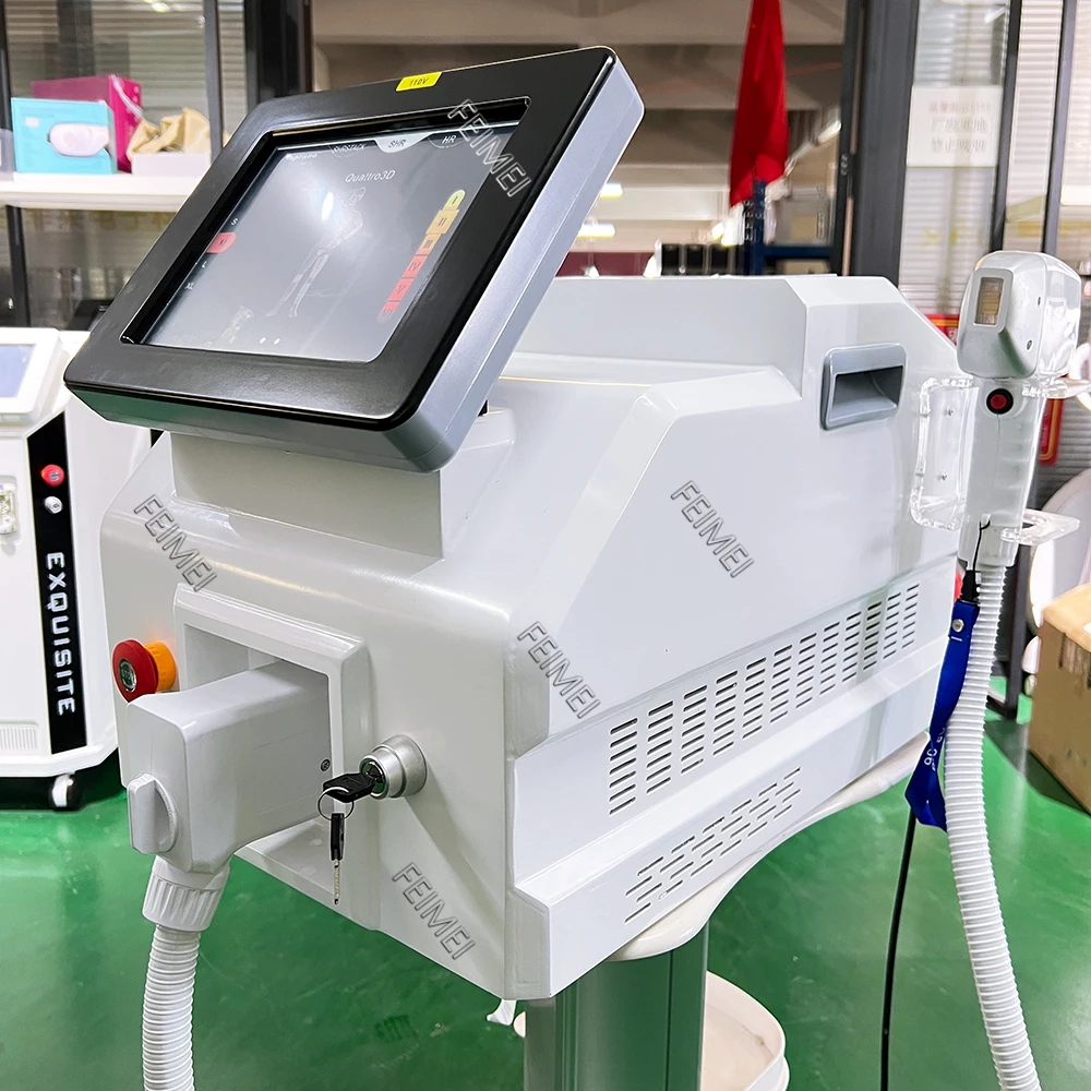 808nm Diode Laser Hair Removal Machine 2000w Depilation Equipment Three Wavelengths Ice Titanium Device Professional  For Salon