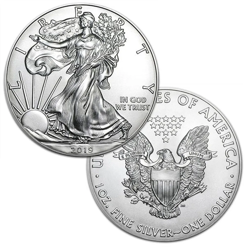 

Коллекционные монеты 2019 США, свобода, Орл, Морган, доллар, новые высококачественные американские серебряные монеты, домашний декор, монеты, рождественские подарки
