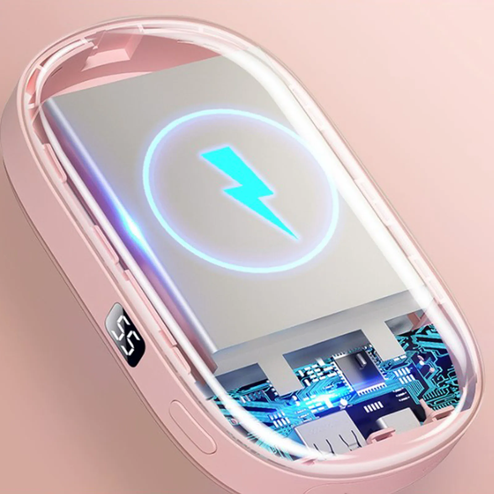 Портативная грелка для рук Power Bank Многоразовые бархатные грелки