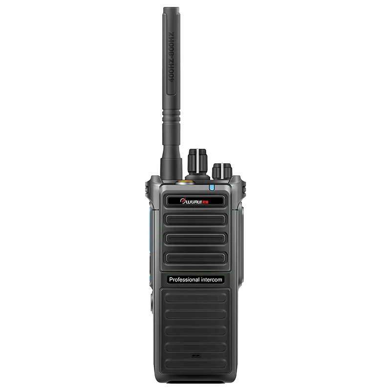 Wurui DM760 10W professional DMR digital walkie talkie Two-way radio radios ham handy Mobile police uhf vhf long distance 10km enlarge