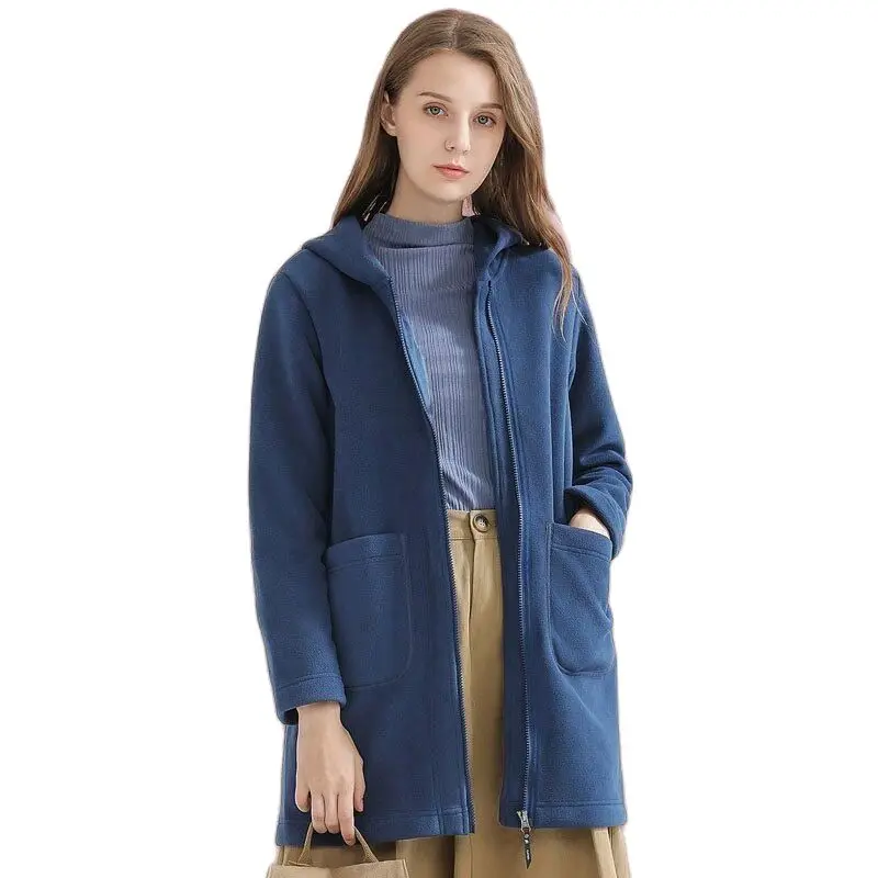 

Golden Camel Women's Jackets Outdoor Fleece Jacket Woman Autumn Hooded Mid-Length Windbreak Sports Casual Coats Climbing Clothes