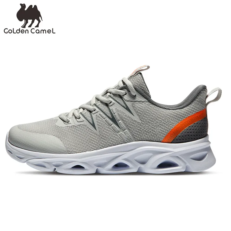 

Goldencamel Men's Sneakers for Men Spring 2022 New Cushion Running Shoes Breathable Anti-collision Toe Sports Male Shoes for Men