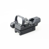 hd101b 22mm rail size tactical red dot sight scope with red laser sight