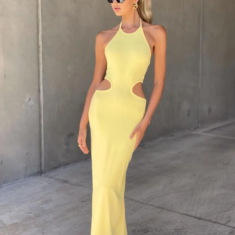 

Женское облегающее вечернее платье HOTCY с вырезом лодочкой и разрезами по бокам