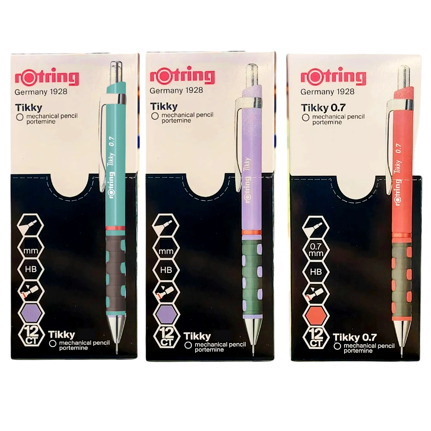 Set, Hb 0.7 Mm, A Pack Including 12 Peaces (3 Optional Colors)