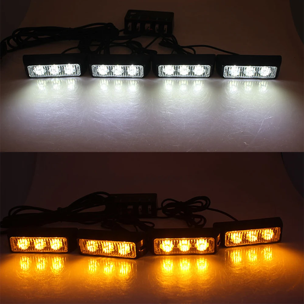 12/16/24 светодиодных автомобильных стробоскопических огней Водонепроницаемый